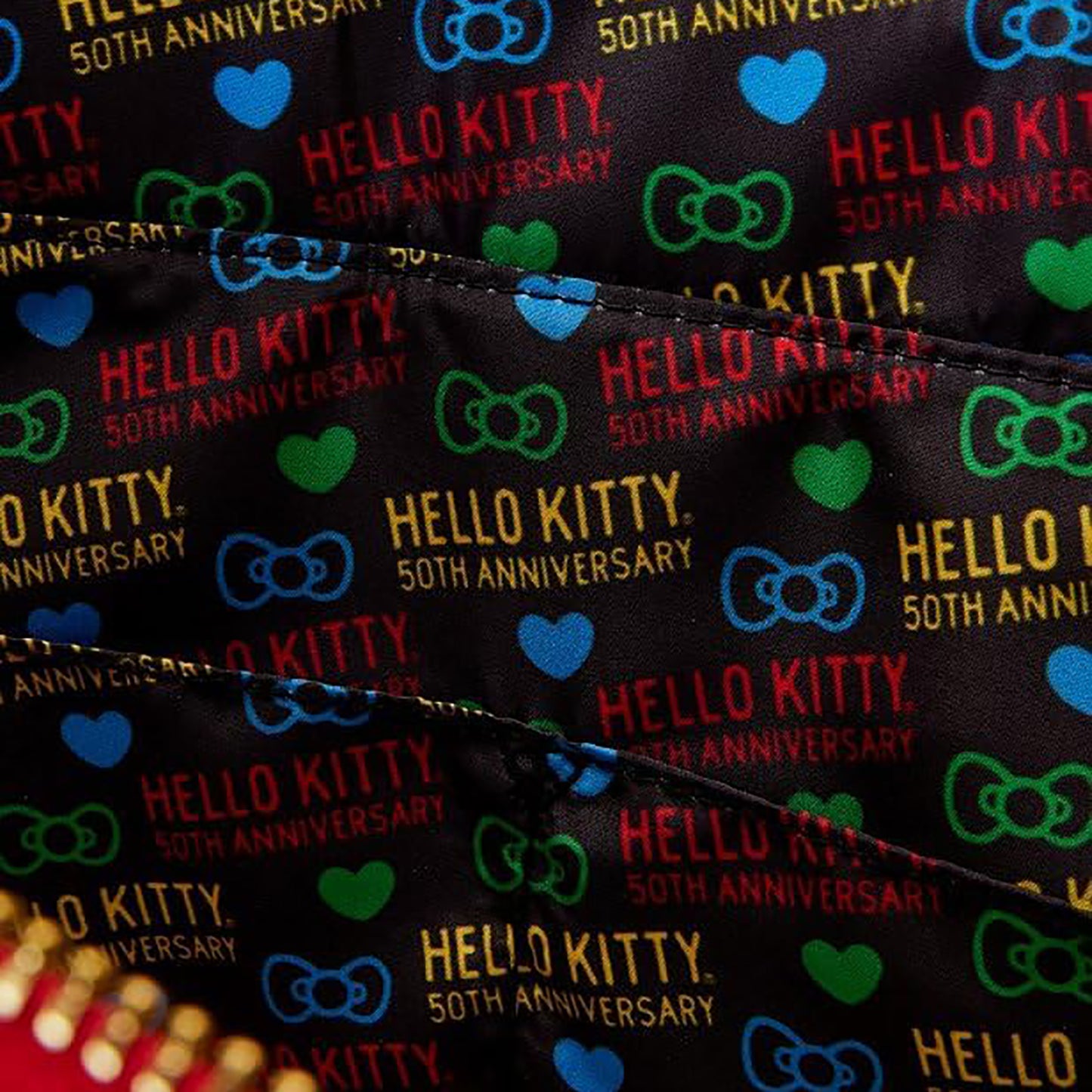 Hello Kitty 50th Anniversary, Sanrio Tragetasche & Geldbörse - Loungefly