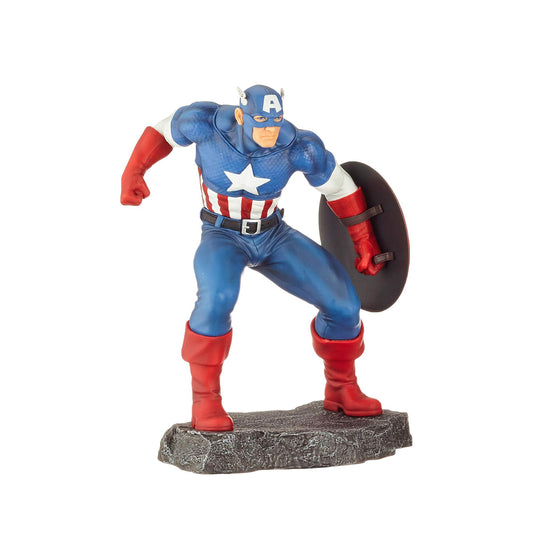 Captain America mit Vibraniumschild, Marvel Civil War Sammelfigur, 20 cm - Semic