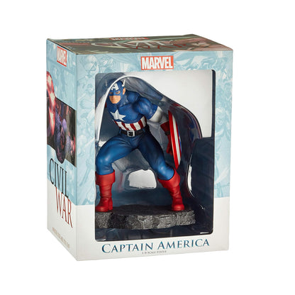 Captain America mit Vibraniumschild, Marvel Civil War Sammelfigur, 20 cm - Semic