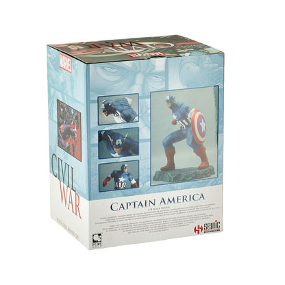 Captain America mit Vibraniumschild, Marvel Civil War Sammelfigur, 20 cm - Semic