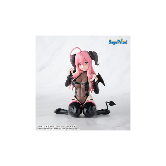 Shizuri Ideura in schwarzem Cosplay-Kostüm, I'm Living with an Otaku NEET Kunoichi!? Sammelfigur, 12 cm - SEGA