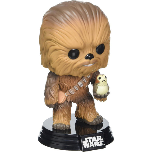 Star Wars - Chewbacca & Porg - Funko Pop! #195 - 9,5cm