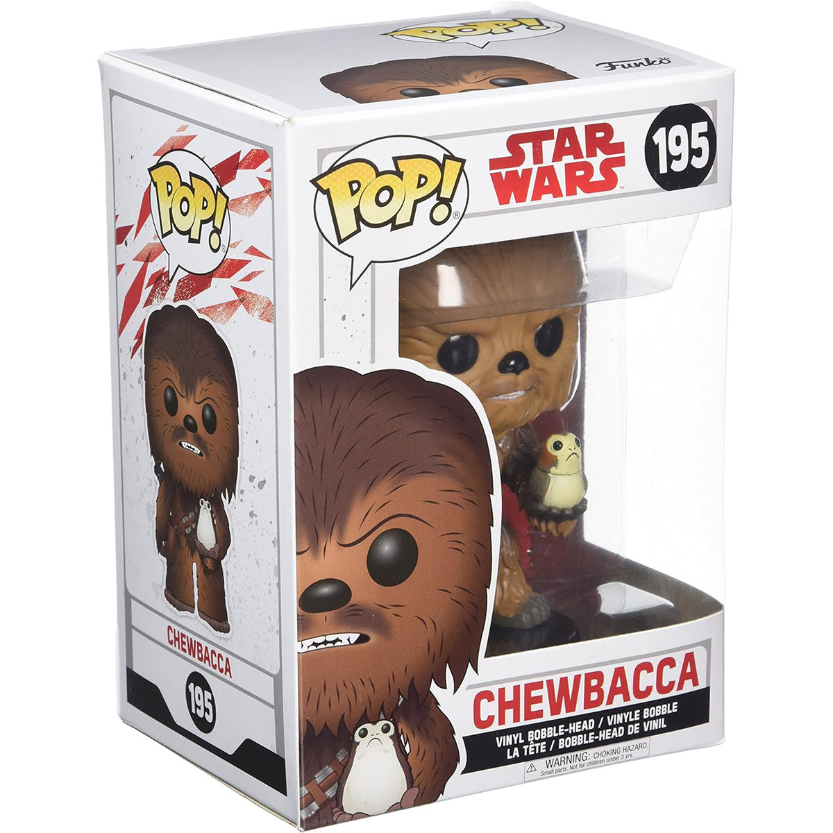 Star Wars - Chewbacca & Porg - Funko Pop! #195 - 9,5cm