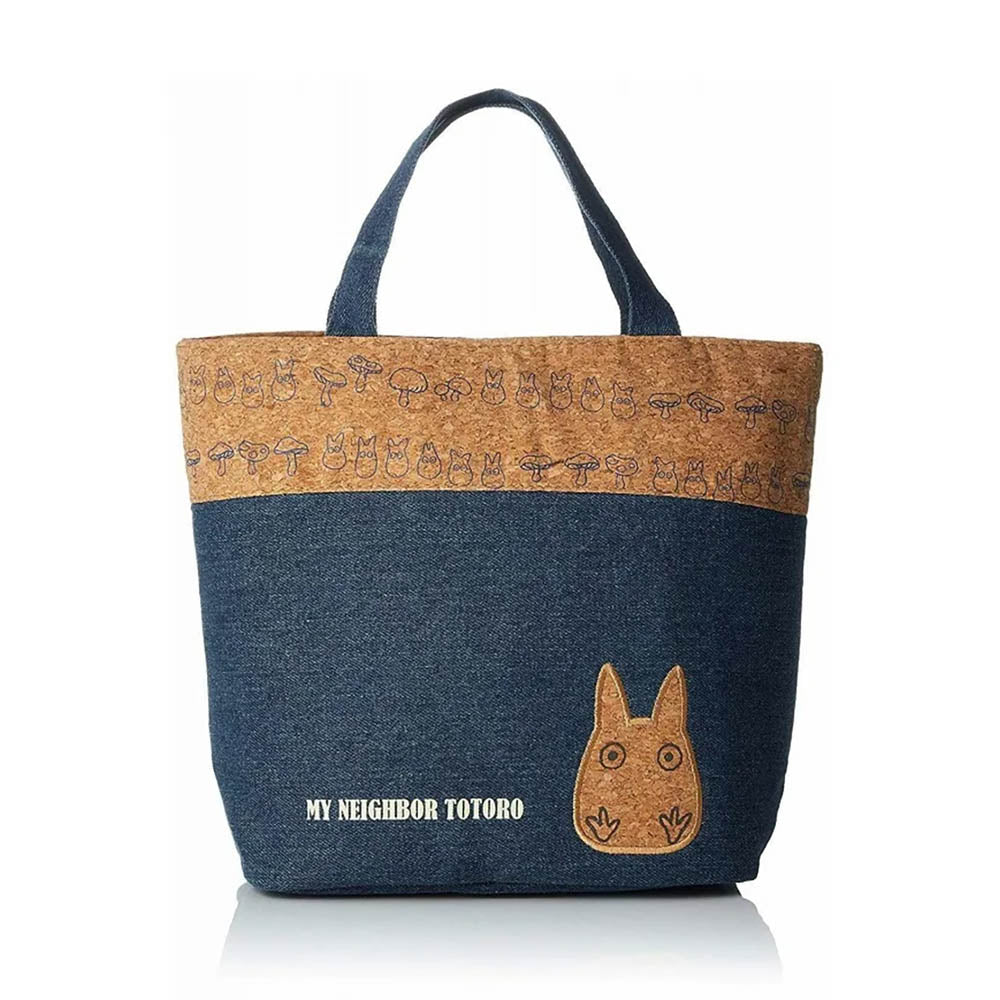 Totoro Lunchtasche Kork Denim