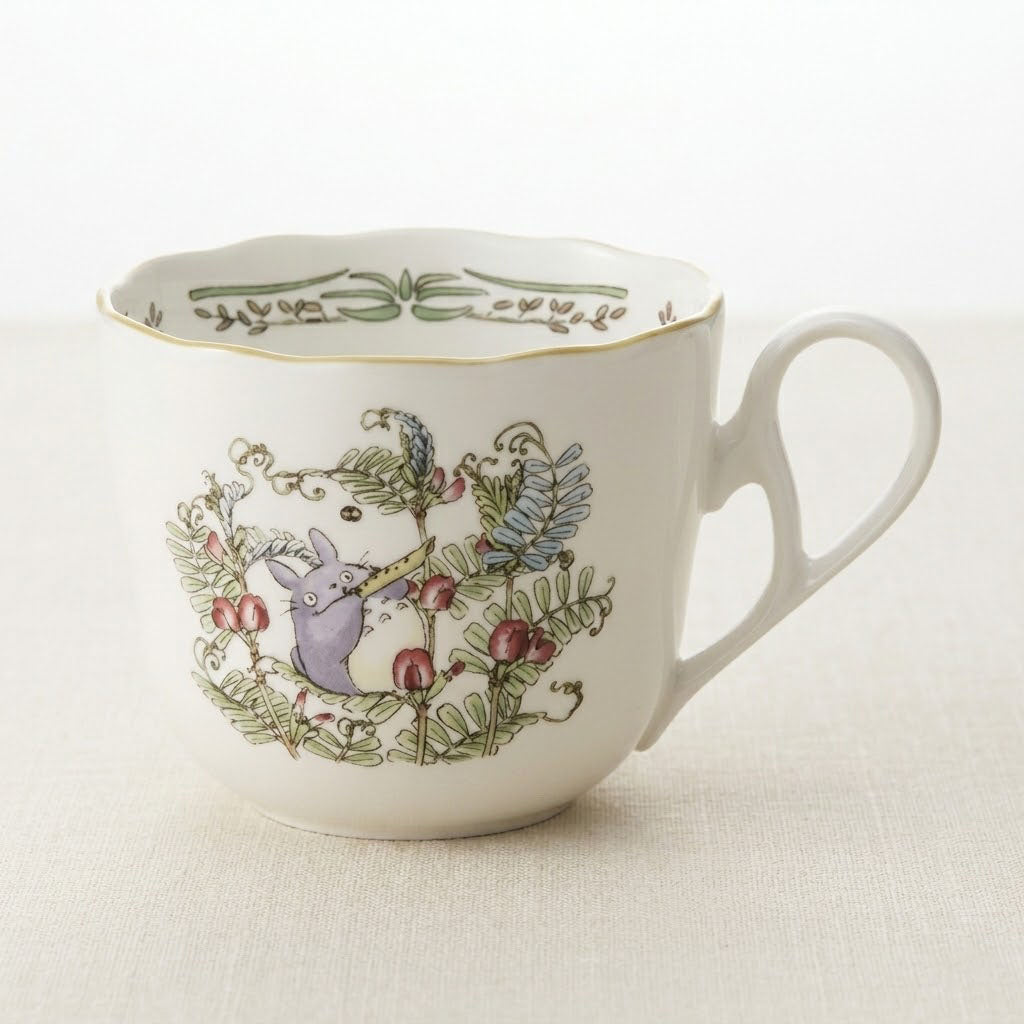 Totoro Noritake Tasse Kirschen