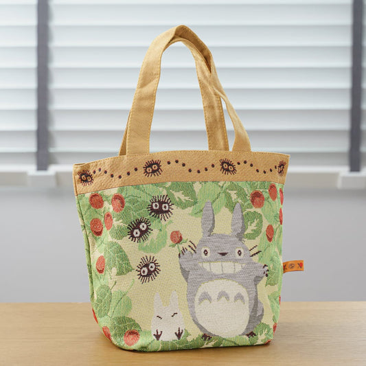 Totoro Strawberry Forest Tote Bag