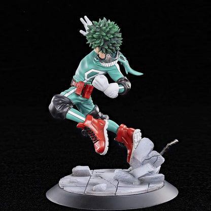 Izuku "Deku" Midoriya mit Wechselkopf, My Hero Academia Sammelfigur, 17 cm - Banpresto