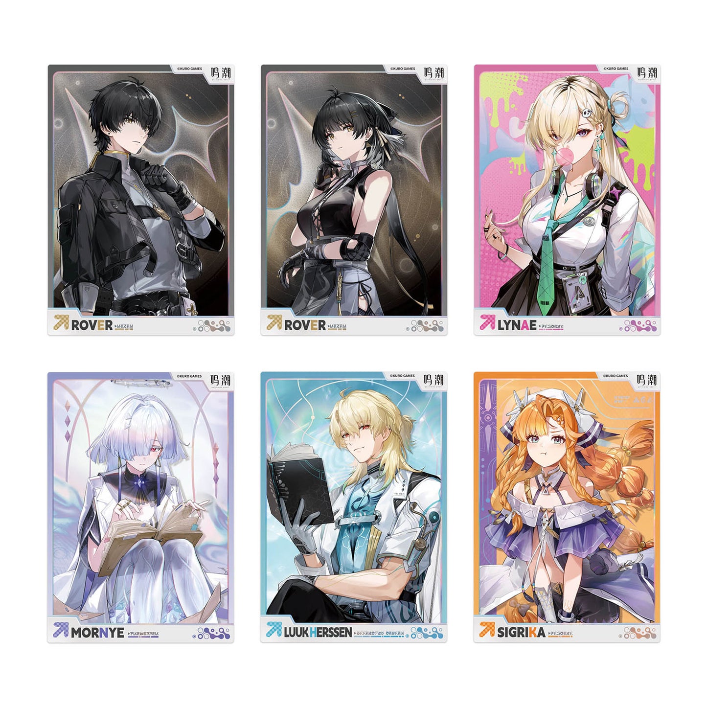 Wuthering Waves PET Clear Cards
