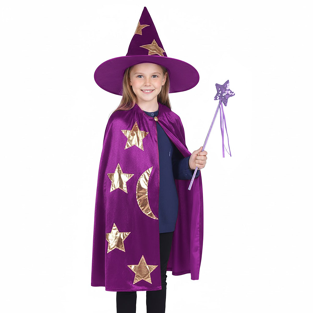 Zauberer Kinderkostuem Set