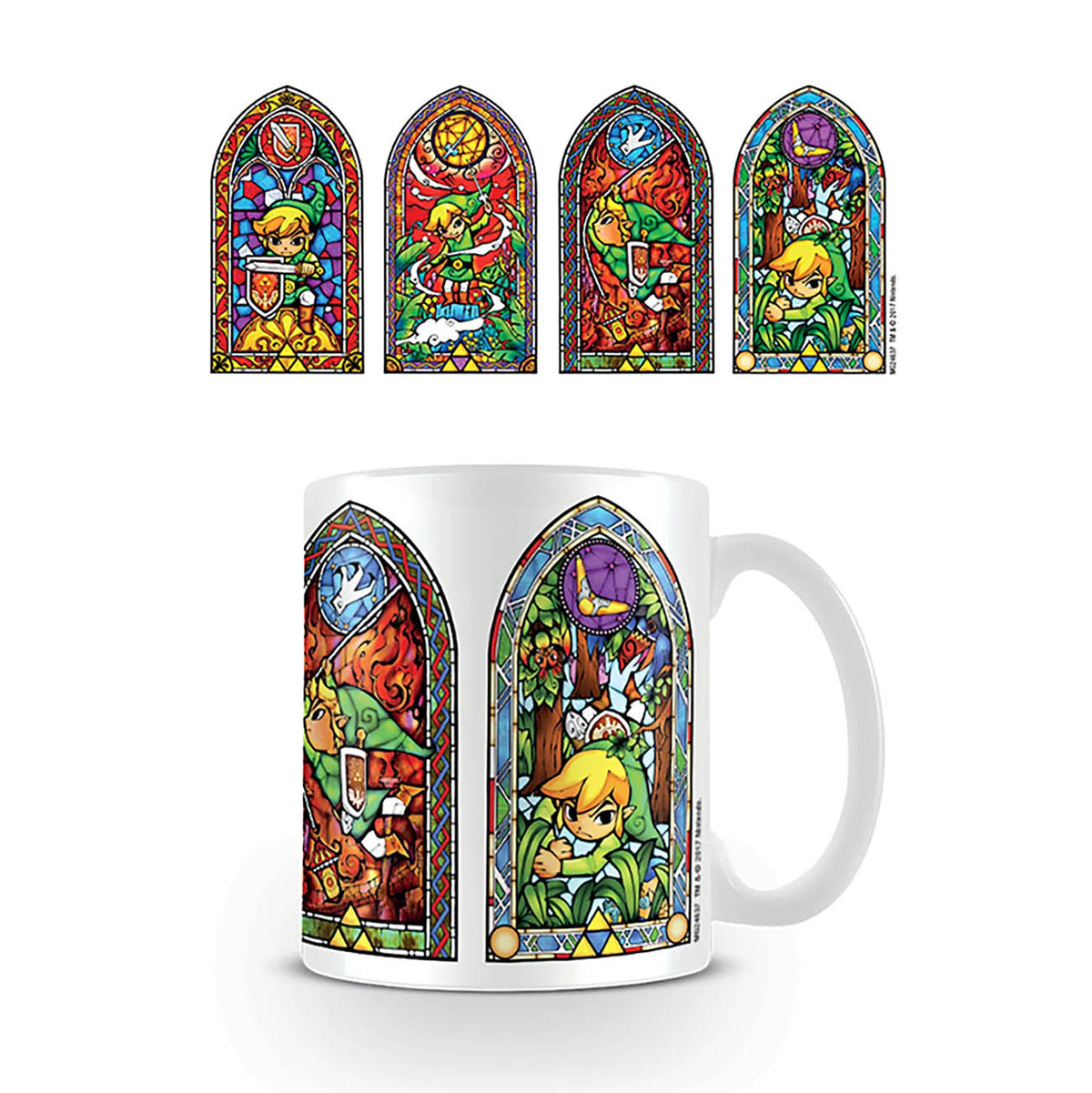Zelda Tasse Buntglas Link