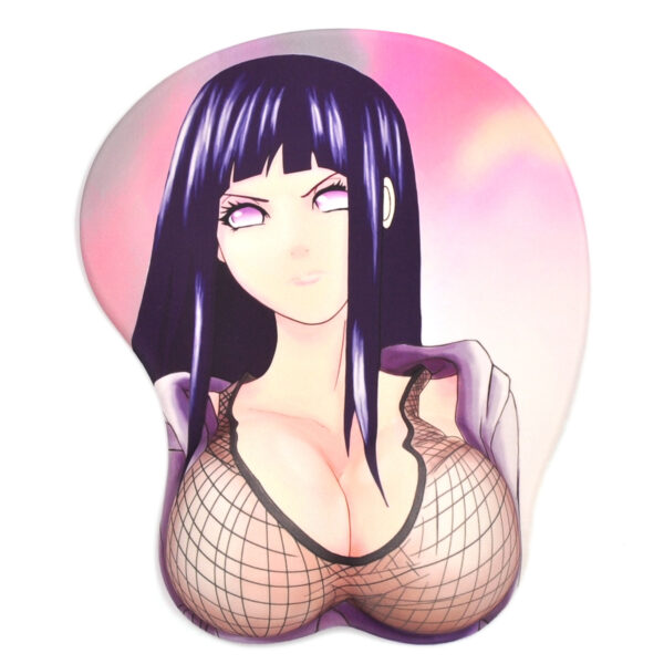 Hinata Hyuuga 3D Mauspad | Ergonomisches Anime Mousepad für Naruto Fans