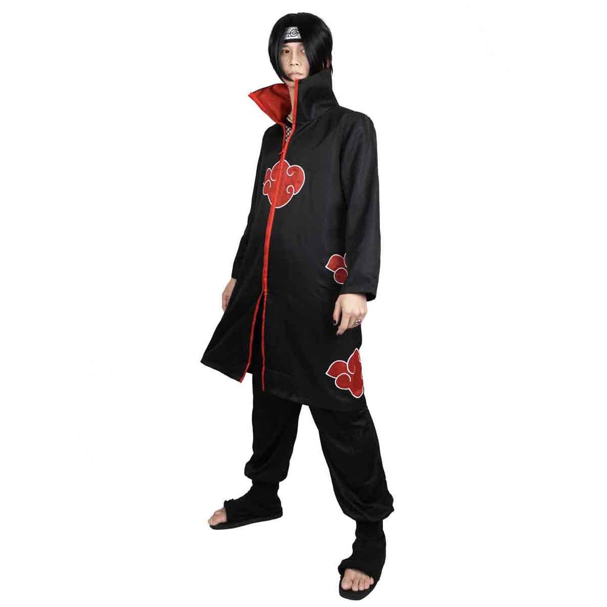 Akatsuki Mantel | Itachi Umhang für Cosplay Kostüm | Größen: S - XXL – Bild 3