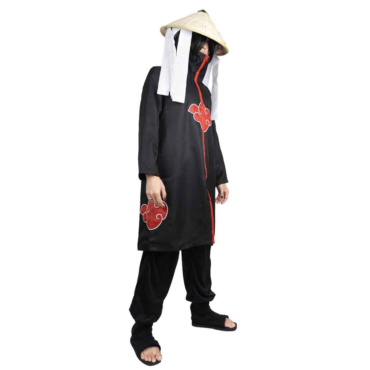 Akatsuki Mantel | Itachi Umhang für Cosplay Kostüm | Größen: S - XXL – Bild 4