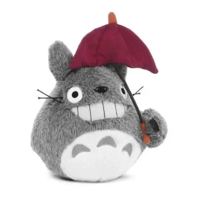 My Neighbor Totoro Plush Figure Totoro Red Umbrella 15 cm