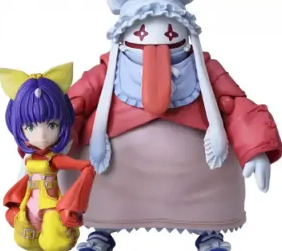 Final Fantasy IX Bring Arts Action Figures Eiko Carol & Quina Quen 9 - 14 cm