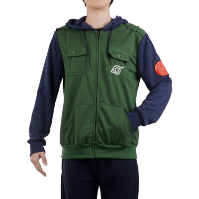Zip Hoodie von Kakashi Hatake | Pullover im Shinobi-Uniform Design | Größen: S - L