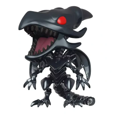 Funko POP! Rotäugiger schwarzer Drache | Yu-Gi-Oh! Sammelfigur | 718 | 9,5 cm