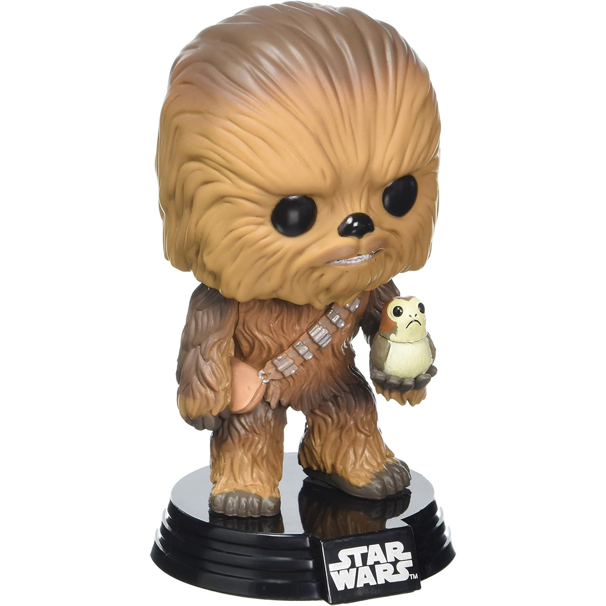 Funko Pop Chewbacca mit Porg Vinylfigur Star Wars Nr. 195
