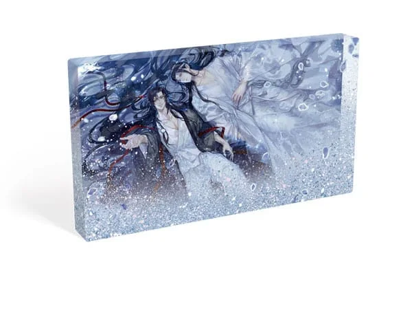 SAKAMI - Grandmaster of Demonic Cultivation Acryl Block mit Glitzer Wei Wuxian & Lan Wangji Galaxy 17 x 10 cm