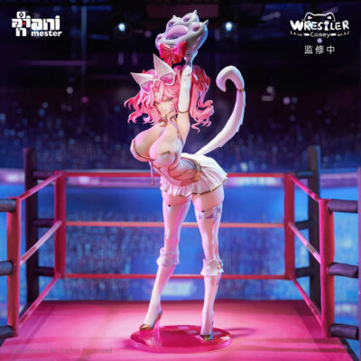 Casey Wrestler Figur AniMester 1/6 32cm mit Minirock und beweglichem Schwanz