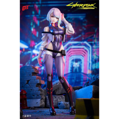 Lucy Cyberpunk Edgerunners Figur AniMester 1/7 24cm mit Regenbogenhaar