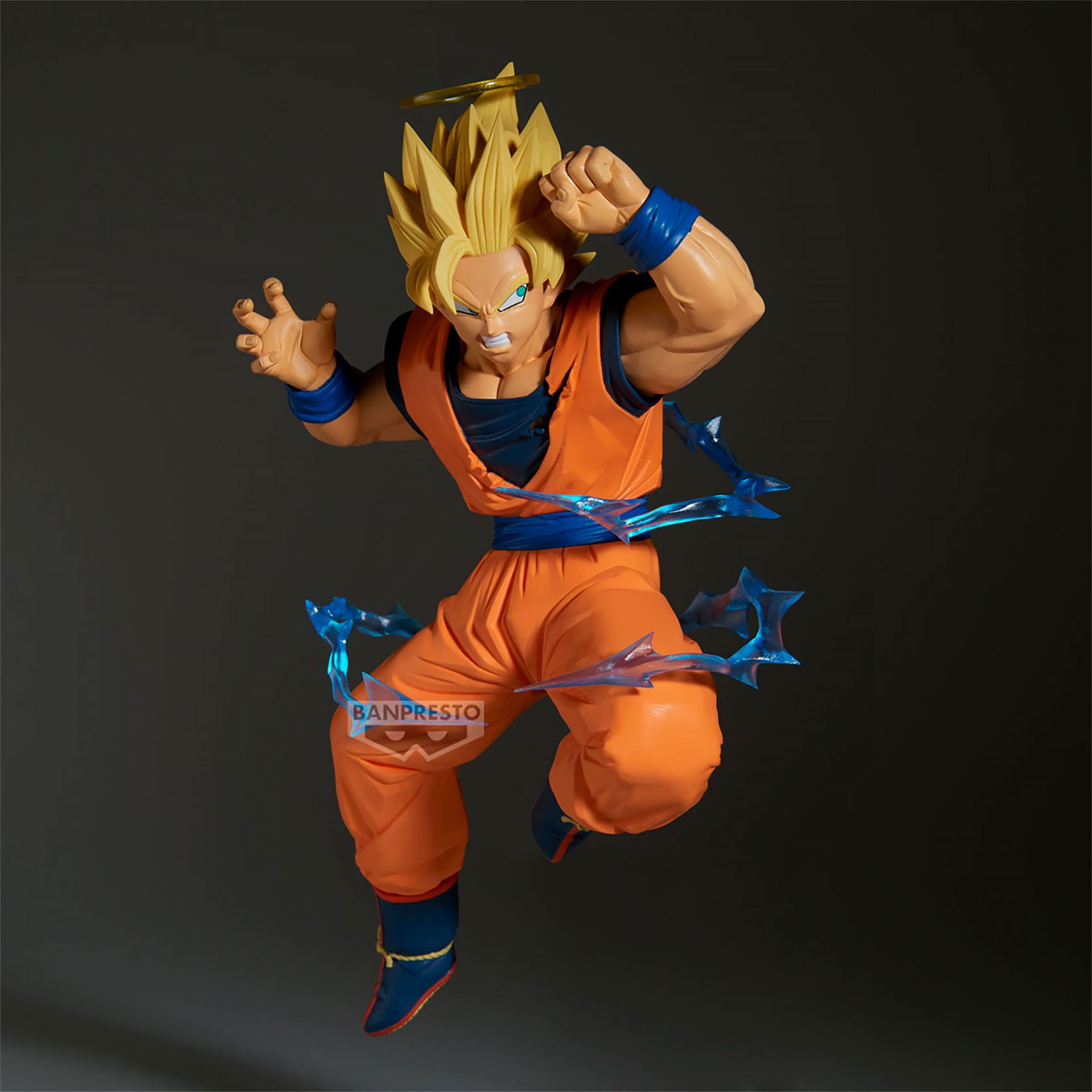 BANDAI Son Goku mit Blitzen | Dragon Ball Z Sammelfigur | 15 cm – Bild 2