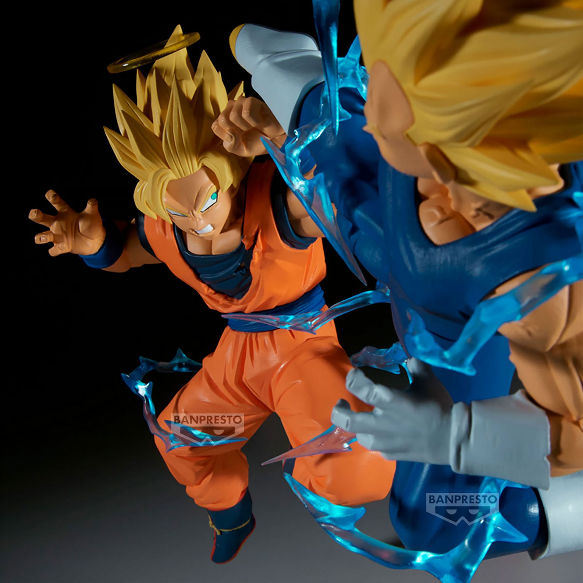 BANDAI Son Goku mit Blitzen | Dragon Ball Z Sammelfigur | 15 cm – Bild 4