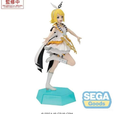 SEGA Hatsune Miku: Colorful Stage! Desktop x Decorate Collections PVC Statue Kagamine Rin Stage Sekai Ver. 15 cm